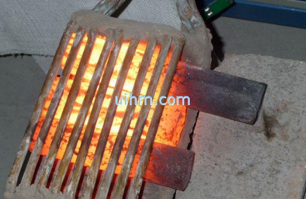 induction forging bar end