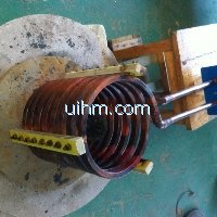 induction coil from quadrate pipe