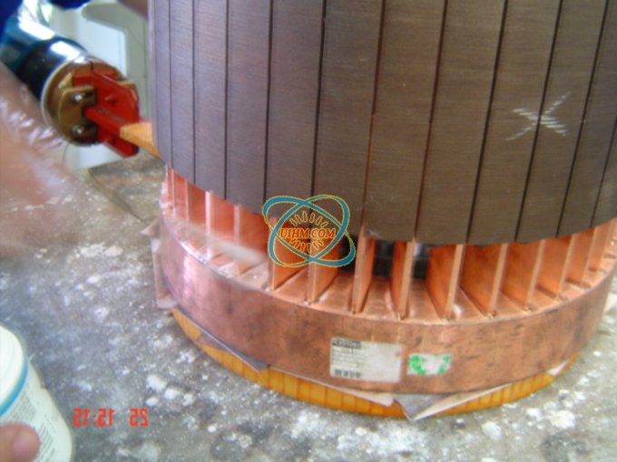 induction brazing of bottom of motor_5