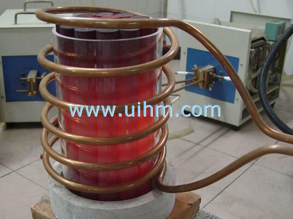 induction forging steel rod (steel bars) by UM-250AB-MF