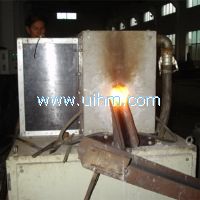 induction forging copper pipe (IGBT-100KW-10-30KHz)