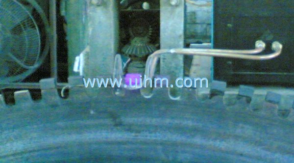 induction brazing saw tooth