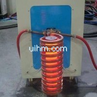 induction heating steel rod ,steel bar with square induction coil