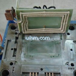 induction heating injection mold of notebook computer (laptop)