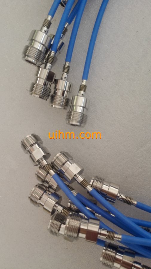 induction brazing Fiber Interface by UHF machine (3)