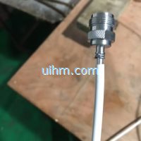 induction brazing n type cable connector