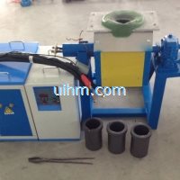 induction melting machine with 10kg tilting furnace