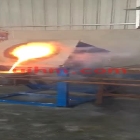 tilting furnace for induction melting gold by 80KW MF machine (3)